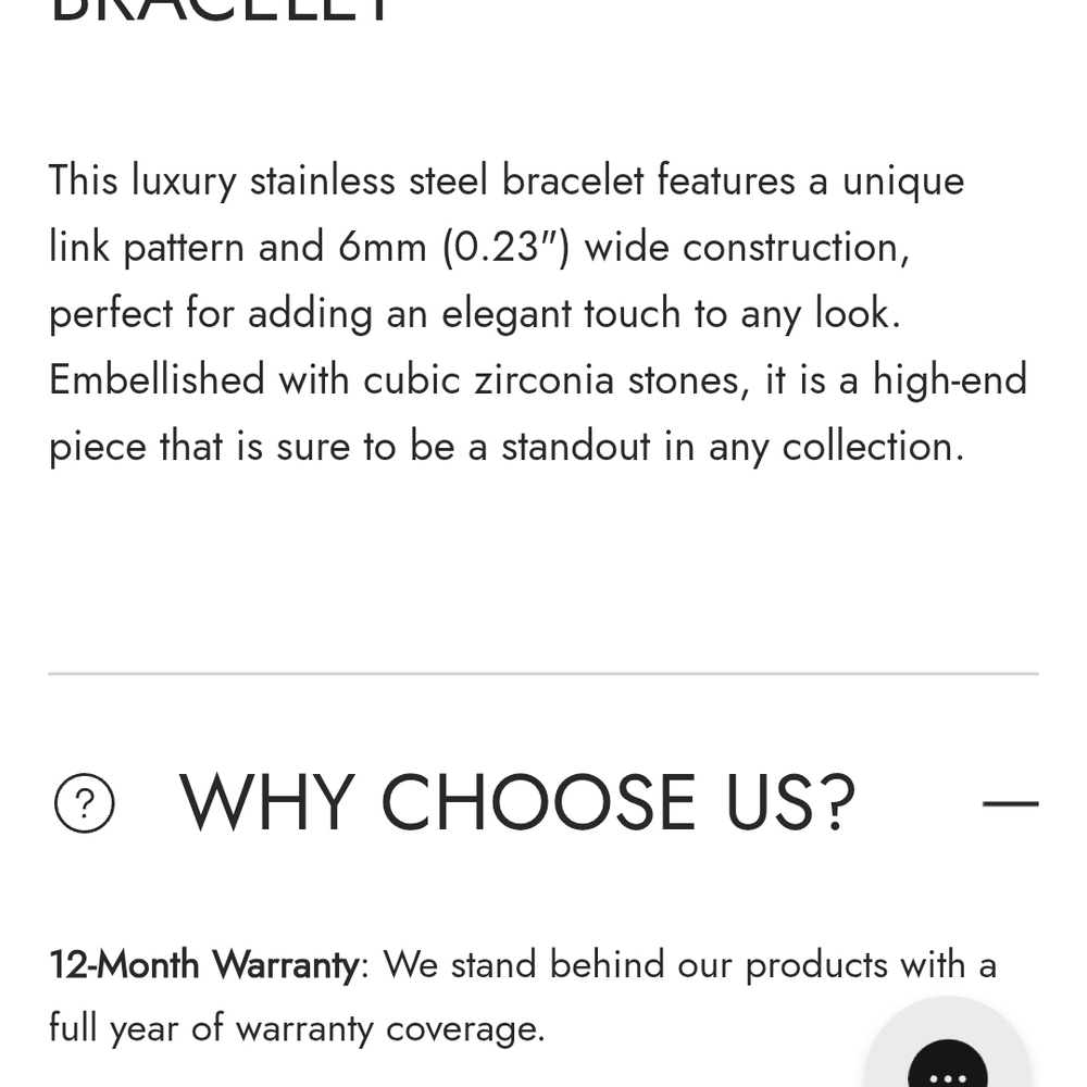 Elegant Stainless Steel Bracelet - Picture 6 of 6